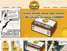 Tablet Screenshot of jabonchimbo.com